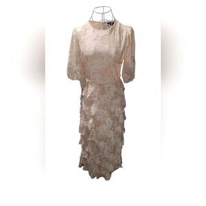 En Saison Blush Layered Lace Dress